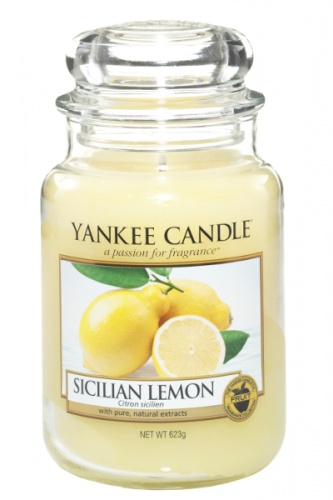 Yankee Candle - Duży słoik Sicilian Lemon - 623g