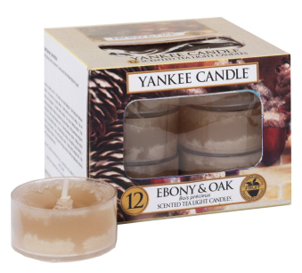 Yankee Candle - Tealight Ebony & Oak