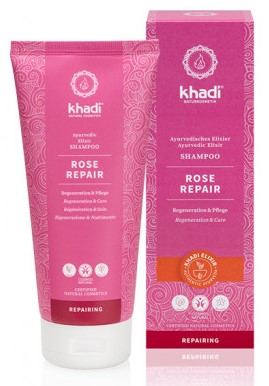 Khadi – Odżywczy szampon z różą – 210 ml