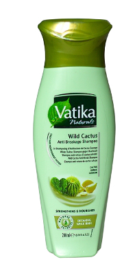 Dabur - Szampon Vatika dla łamliwych włosów - Dziki Kaktus - 200 ml