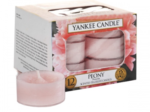 Yankee Candle - Tealight Peony - 12 szt.