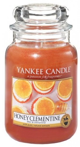 Yankee Candle - Duży słoik Honey Clementine - 623g