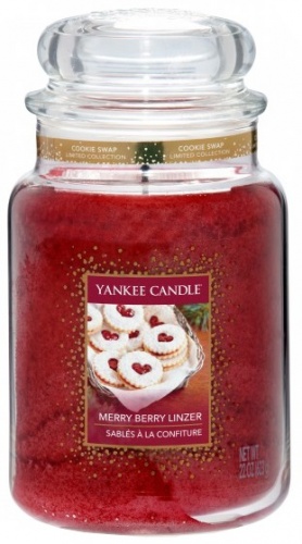  Yankee Candle - Duży słoik Merry Berry Linzer - 623g