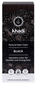 Khadi – Naturalna Henna Kolor Czarny – 100g