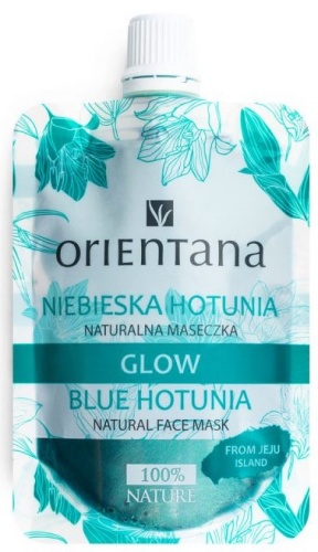 Orientana - Niebieska maseczka Glow do twarzy - 30 ml