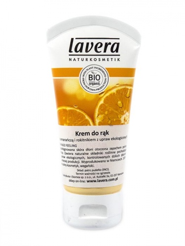  Lavera – Krem do rąk z pomarańczą i rokitnikiem - 50 ml