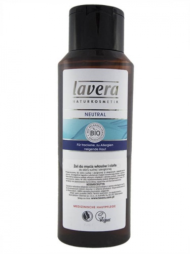 Lavera – Żel do mycia włosów i ciała do skóry suchej i alergicznej - 200 ml