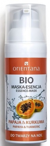 Orientana - BIO Maska - esencja Papaja & Kurkuma - 50 ml