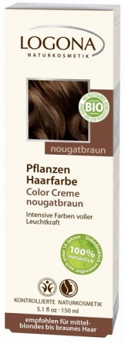  Logona – Farba do włosów w kremie orzechowy brąz – 150 ml