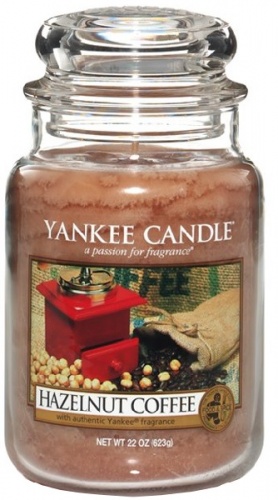Yankee Candle - Duży słoik Hazelnut & Coffee - 623g 