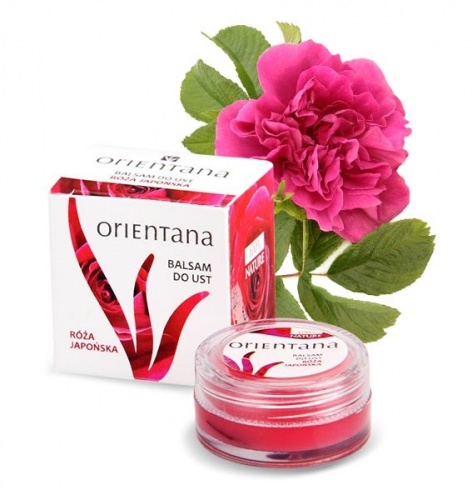 Orientana – Balsam do ust Róża Japońska – 8g