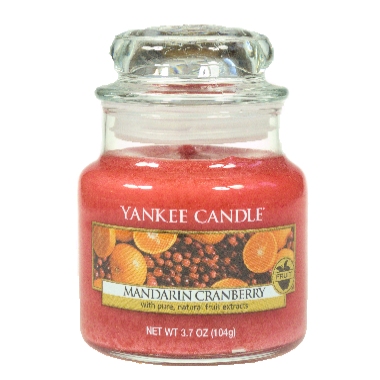 Yankee Candle – Mały słoik Mandarin Cranberry – 104g