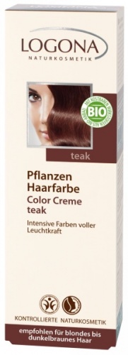 Logona – Farba do włosów w kremie teak – 150 ml