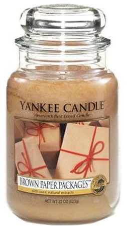  Yankee Candle - Duży słoik Brown Paper Packages - 623g