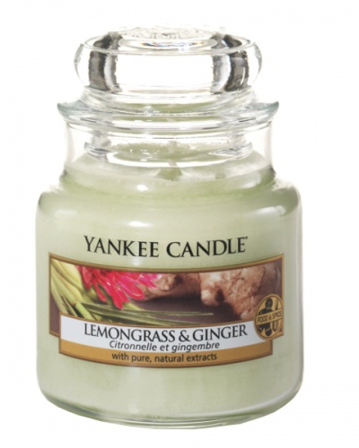 Yankee Candle - Mały słoik Lemongrass & Ginger - 104g