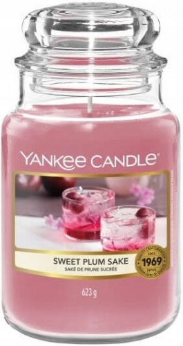 SWEET PLUM SAKE Yankee Candle duża świeca.jpg