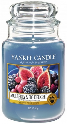  Yankee Candle - Duży słoik Mulberry & Fig Delight - 623g