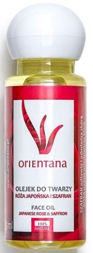 Orientana – Olejek do twarzy Róża japońska i Szafran – 55 ml