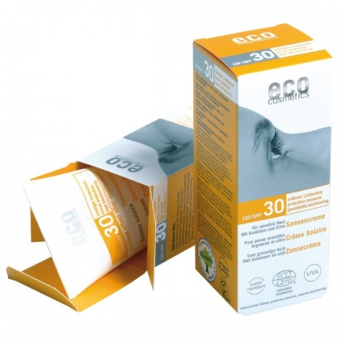 Eco Cosmetics - Krem na słońce SPF 30 - wysoka ochrona - 75 ml