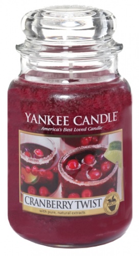 Yankee Candle - Duży słoik Cranberry Twist - 623g