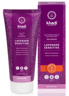Khadi - Delikatny szampon do wrażliwej skóry głowy z lawendą - 200 ml