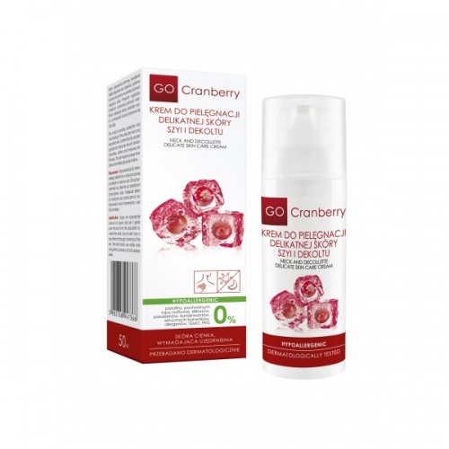  GoCranberry - Krem do pielęgnacji delikatnej skóry szyi i dekoltu - 50 ml