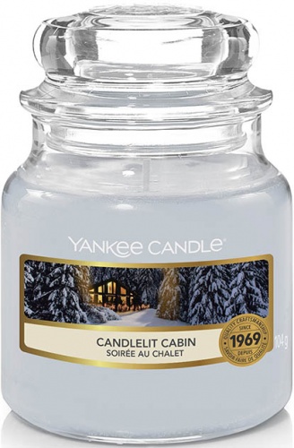 Yankee Candle - Mały słoik Candlelit Cabin - 104g.jpg