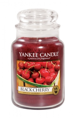 Yankee Candle - Duży słoik Black Cherry - 623g